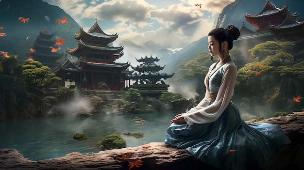 Exquisite Conceptual Art of Serene Atmosphere