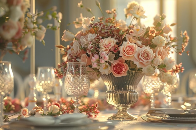 Exquisite floral arrangements at elegant events oc