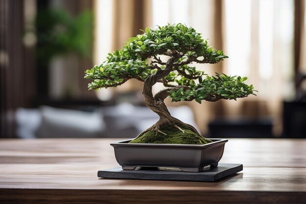 Exquisite Green Bing Bonsai Tree