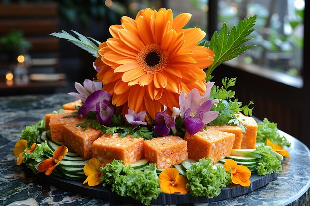 Photo exquisite matar paneer arrangement