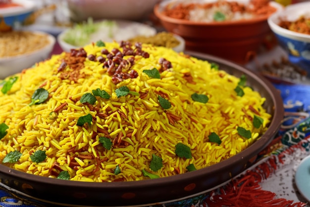 Exquisite Middle Eastern Rice Dish A Flavorful Blend of Spices and Aromas