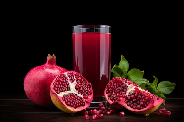 Exquisite Pomegranate Bliss in a Glass