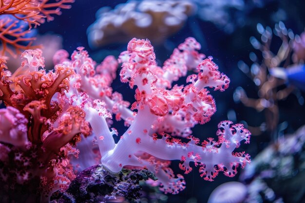 Exquisite soft coral underwater