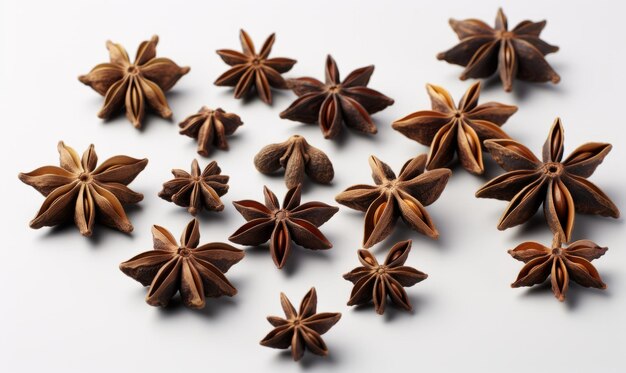 Exquisite Star Anise Collection A Stunning Array in Monochrome Elegance