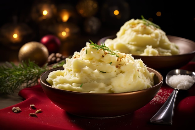 ExtraButtery Mashed Potatoes christmas Dinner