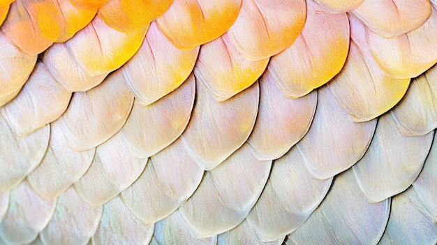 Extreme Closeup of Natural Fish Scales Texture