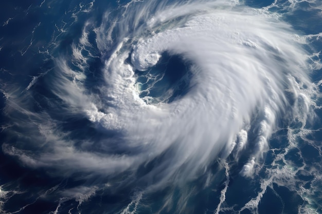 The eye of the hurricane hurricanes on Earth typhoons climate change