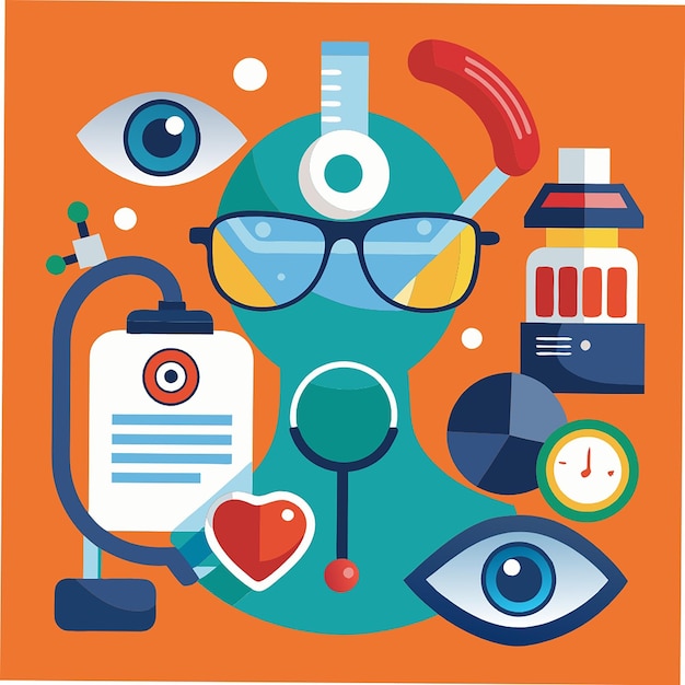 Photo eye identification health research optics concept 3d vector icon cartoon minimal style