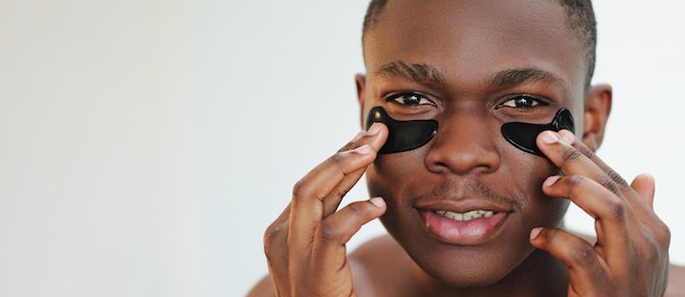 Eye patches facial treatment guy face skin pads