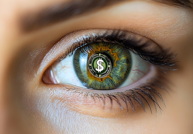 Eye with a Dollar Sign