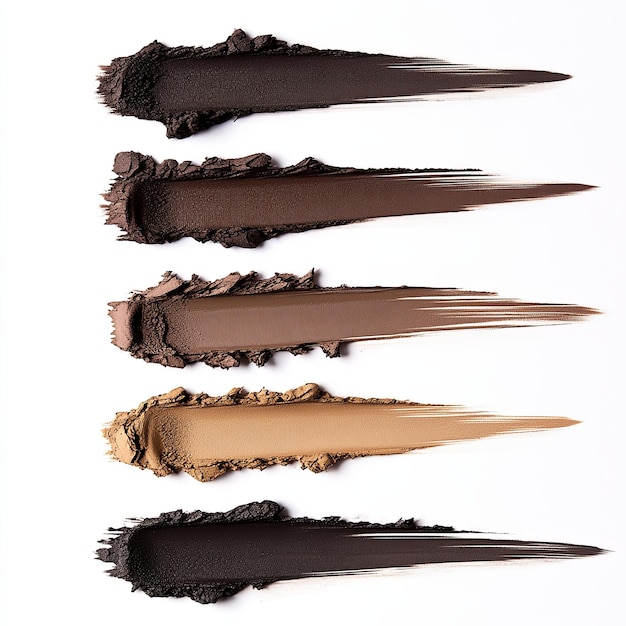 Photo eyebrow pencil swatches