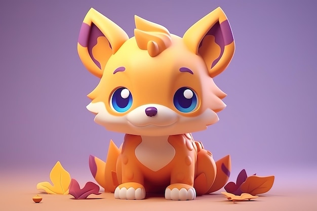 eyecatching fox character design