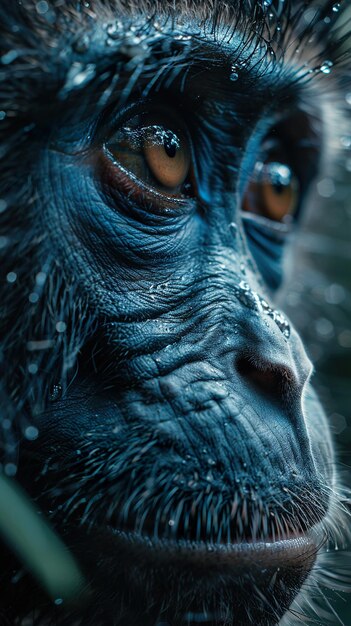 the eyes of a gorilla are a symbol of the planet