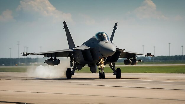 f 16 fighter jet on runway