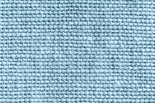 Fabric close up fabric background linen cloth close up classic blue trend color