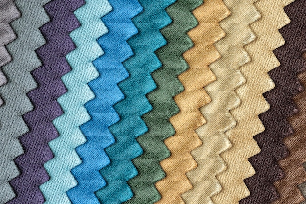 Fabric color samples texture background