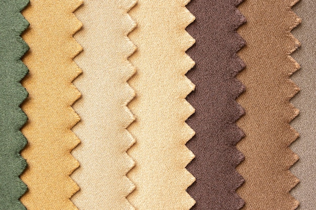 Fabric color samples texture background