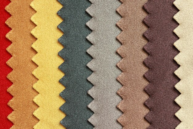 Fabric color samples texture background