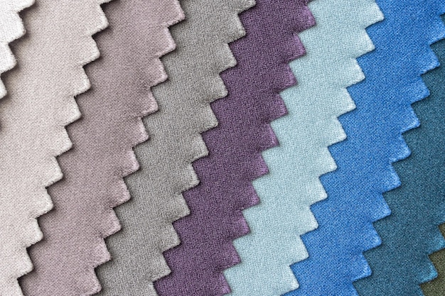 Fabric color samples texture background