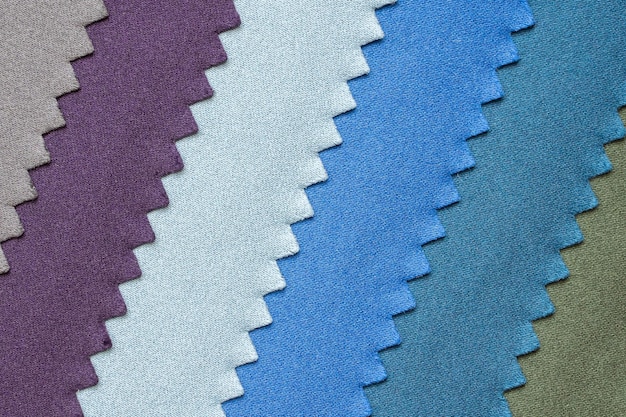 Fabric color samples texture background