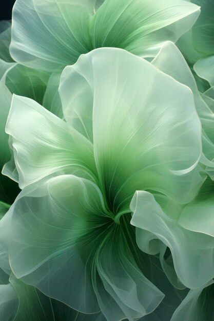 Fabric green lotus leaf green wallpaper Light Transparency gentle soft light minimalist