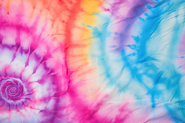 The fabric is beautifully dyed in tie dye style