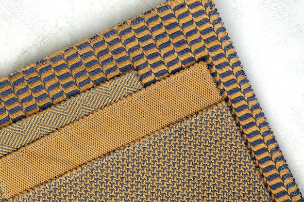 Fabric samples in mustard colors textured fabric texture for your design