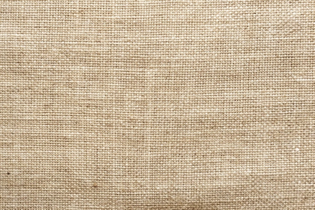 Photo fabric texture woven fibers linen material neutral beige color