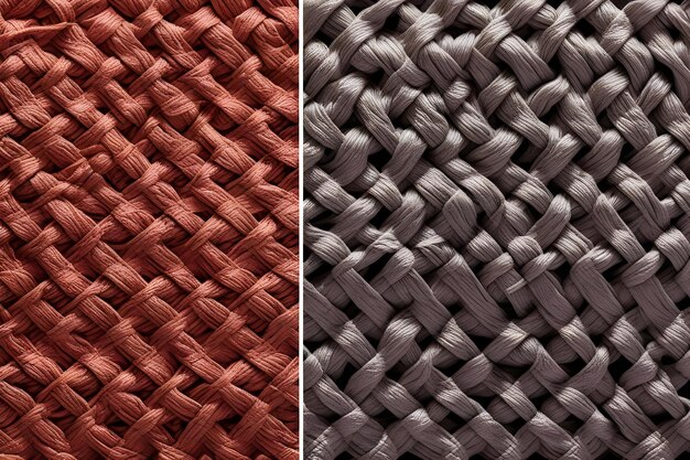 Photo fabric textures with visible weave patterns