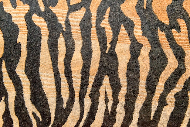 Fabric with tiger stripes pattern background