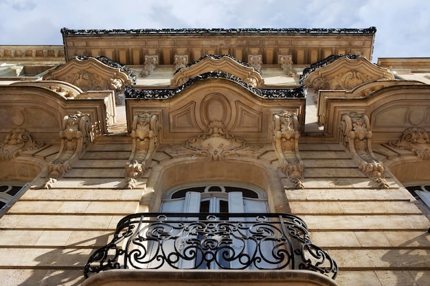 Facade of a French mansion