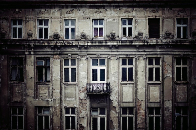 Facade of an old building