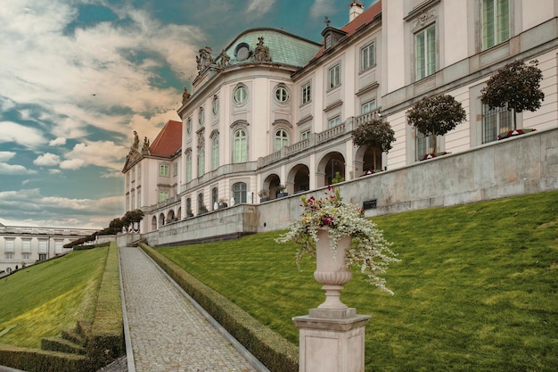 Facade Royal Castle in Warsaw, Poland