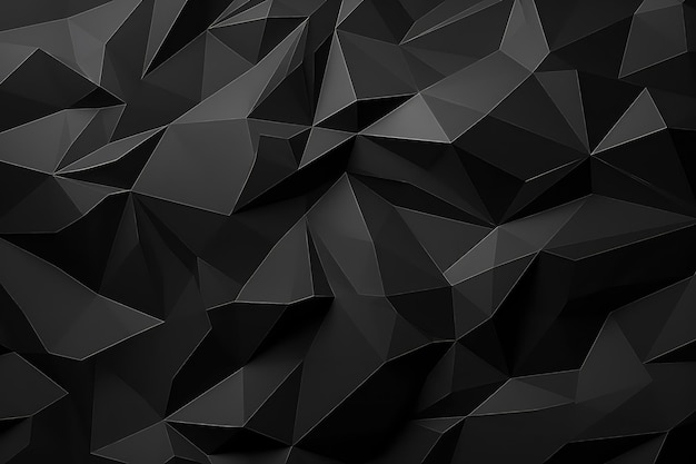 faceted texture abstract black crystal background