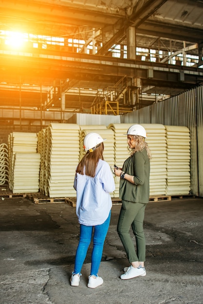 Factory for the production of insulation for pipes