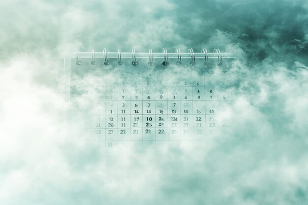 Photo fading memories calendar