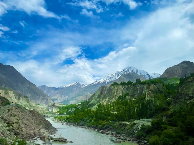 Fairy Meadows is a grassland near one of the base camp sites of the Nanga Parbat located in Diamer