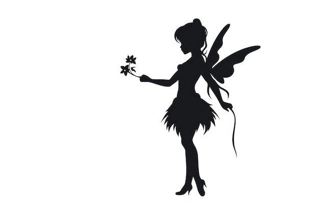 Photo fairy silhouette clothing footwear