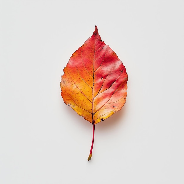 Photo fallen autumn leaves isolated on white background autumn season concept