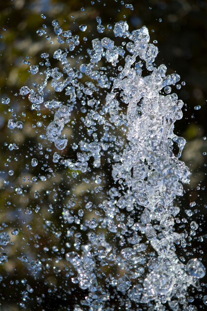 Fallen water droplets