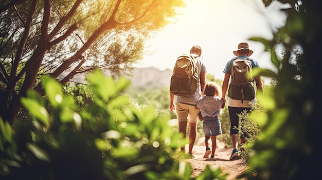 Family bonding amidst breathtaking landscapes love in the air