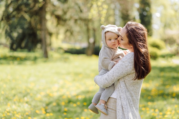 Family Enjoying Walk In Park