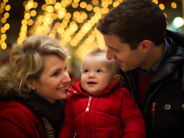 The family enjoys celebrating Christmas Eve together