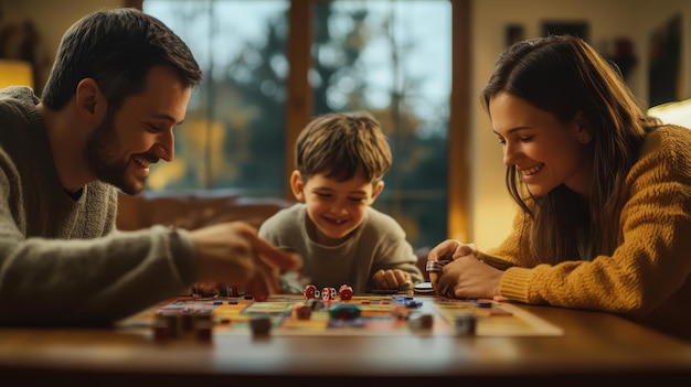 Family Game Night Filled with Fun and Laughter