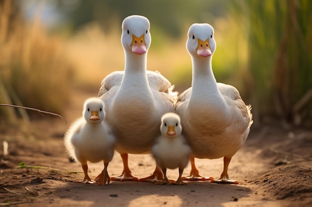 A Family of Geese Generative Ai