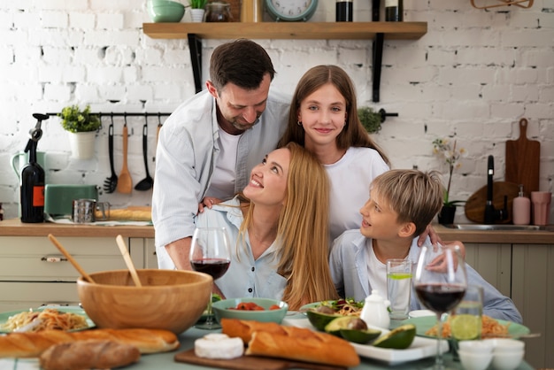 Family having a great time together