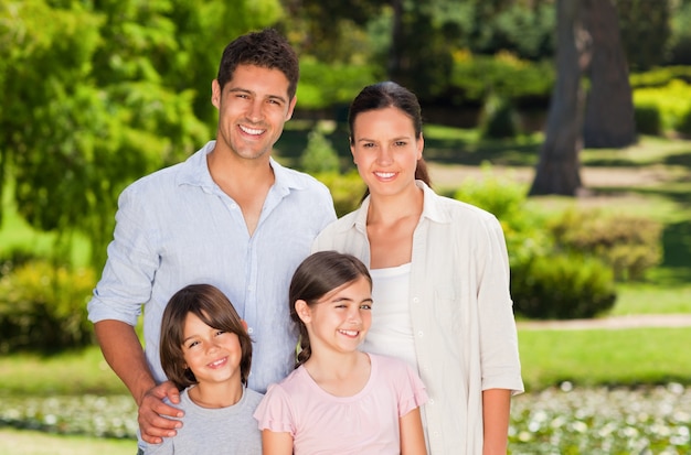 Family in the park