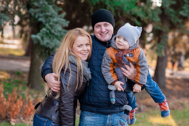 Family portrait in the Park