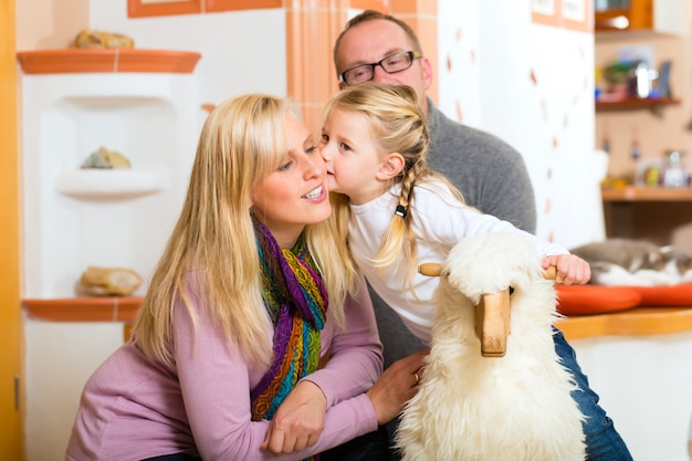 Family rocking rocker horse