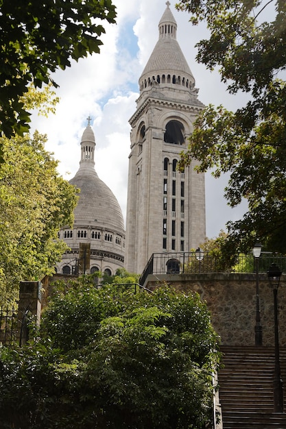 The famous basilica Sacre Coeur Paris France